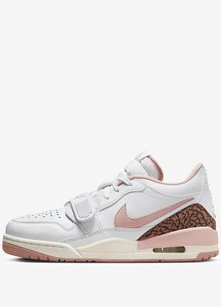 Кроссовки nike air jordan legacy white pink fq7827-116