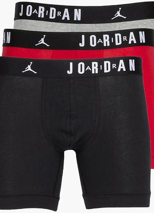 Труси-боксерки jordan jhm flight cotton core 3pk bb jm0622-h24