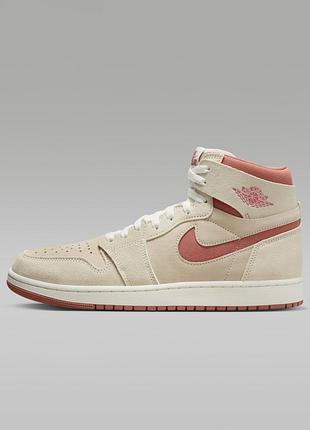 Кросівки чоловічі air jordan 1 zoom cmft 2 burnt sunrise beige dv1307-102