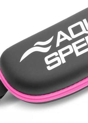 Чехол для очков aqua speed goggle case 62950 черный, розовый one size 737-03