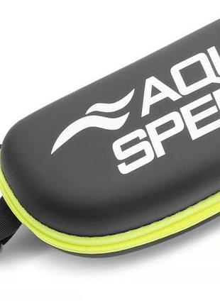 Чехол для очков aqua speed goggle case 62954 черный, желтый one size 737-18
