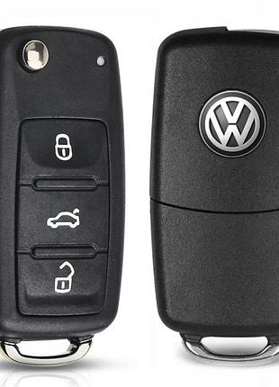 Чохол для ключа skoda №1-3 кнопки,викідний