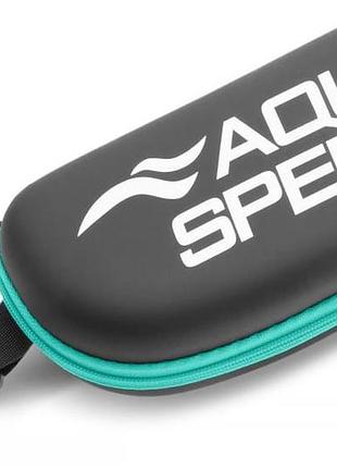 Чехол для очков aqua speed goggle case 62948 черный, бирюзовый one size 737-02