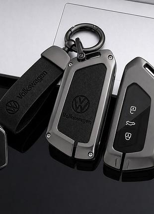 Чохол для ключа volkswagen №8-3 кнопки id3.id4.id6 new metal