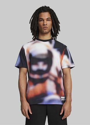 Футболка puma x pleasures aop tee 625070-02 xxl