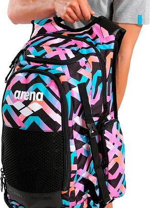 Рюкзак arena all set backpack ao 45l рожевий, блакитний, чорний 55 х 38 х 28 см (010235-101) 010235-101