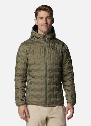 Куртка пуховая delta ridgetm ii down hooded jacket 2086221clb-397 columbia s хаки 2086221clb-397