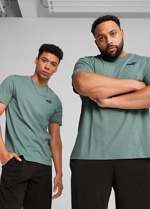 Футболка ess small no. 1 logo tee 68253530 puma l зеленый 68253530 xxl