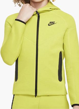 Толстовка nike boys sportswear tech fleece hoodie fd3285-357 m