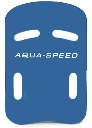 Доска для плавания aqua speed verso kickboard 6308 синий уни 41x28cм 183