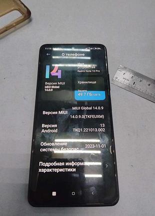 Мобильный телефон смартфон б/у xiaomi redmi note 10 pro 6/128gb