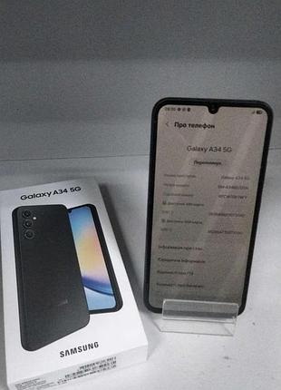 Мобильный телефон смартфон б/у samsung galaxy a34 5g (sm-a346e) 8/256gb