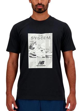 Футболка чоловіча new balance archive gp mt41595bk mt41595bk