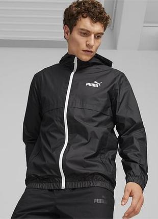 Вітровка ess solid windbreaker 84748452 puma l чорний 84748452