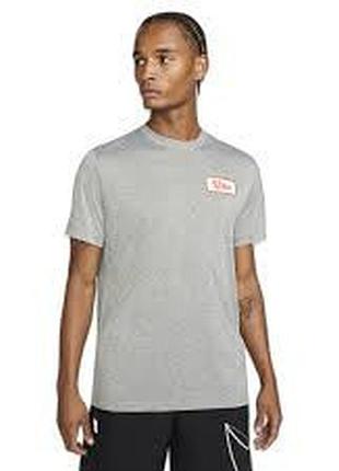 Футболка nike dri-fit (сіра) dz2735-050