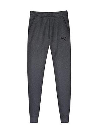 Штаны спортивные ess logo pants 58671495 puma xs темно-серый 58671495