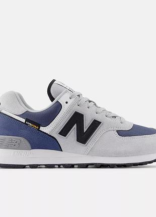 Кроссовки мужские new balance 574 cordura u5749x3 весна-летша текстиль сетка серые u5749x3