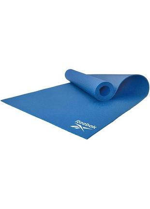 Коврик для йоги reebok yoga mat синий уни 173 х 61 х 0,4 см rayg-11022bl
