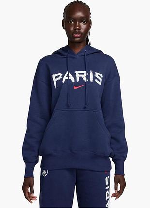 Кофта женские jordan psg wnsw phnx flc os po hdy gx (fq3253-410) fq3253-410