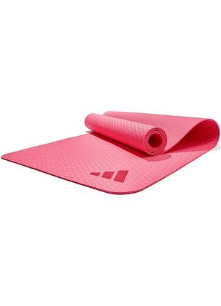 Килимок для йоги adidas yoga mat рожевий уні 176 х 61 х 0,4 см adyg-10001pf