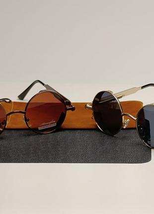👓🕶️ круглые солнцезащитные очки в дизайнерской металлической оправе с пружинами 👓🕶️