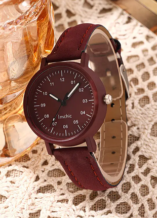 Женские наручные часы в цвете burgundy ❤️⌚