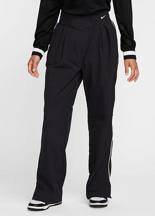 Жіночі штани найк оригінал nike sportswear collection женская mid-rise repel asymmetrical-waist trousers fv7541-010