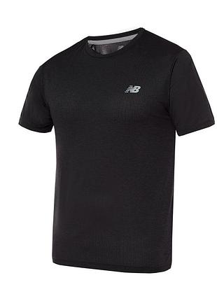 Футболка new balance performance black mt41253bk s mt41253bk xl
