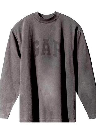 Футболка yeezy gap engineered by balenciaga dove longsleeve dark grey 4713050120000 xs