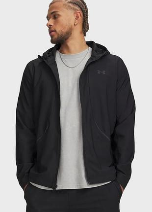 Ветровка ua unstoppable woven jacket 6014621-001 under armour l черный 6014621-001 l