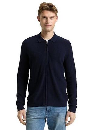 Кофта men's sweater 1048781-13160 tom tailor l темно-синий 1048781-13160 xl