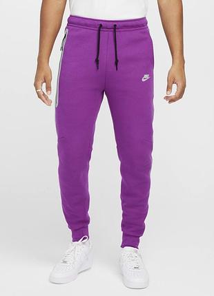 Брюки мужские nike sportswear tech fleece violet fz0762-505 s