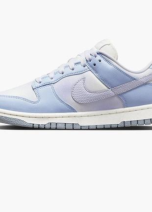 Кросівки nike dunk low blue airbrush canvas (w) fn0323-400