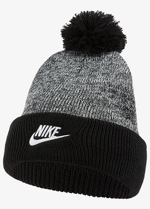 Шапка nike y nk utility beanie pom dm8451-010