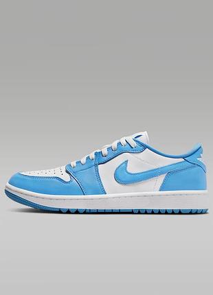 Кросівки air jordan 1 low g golf shoes blue/white dd9315-115