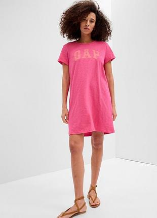 Платье v-ss me gap logo dress 554693-00 gap s разовое 554693-00 xs