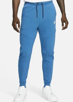 Брюки мужские nike sportswear tech fleece blue cu4495-407