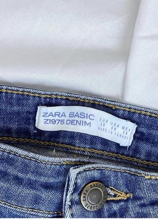 Джинсы zara skinny с бусинками жемчужинами5 фото