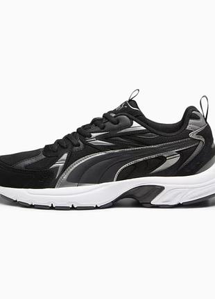 Кроссовки milenio tech suede 39348901 puma 10 (44,5) черный 39348901