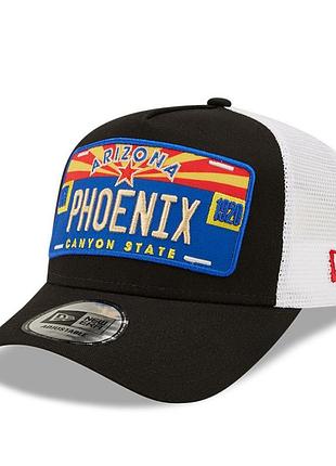 Бейсболка license plate trucker newera 60222517n0h-blk new era o/s (б/р) черный 60222517n0h-blk