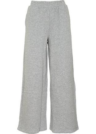 Брюки onlwanted lt wide sweat pants swt 15244837-light grey melange only m серый 15244837-light grey melan