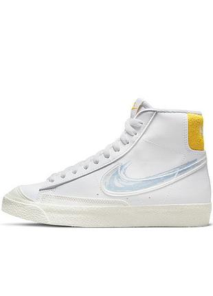 Женские кроссовки стильные найк оригинальный nike blazer mid 77 gs dx3070-100