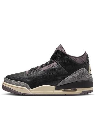 Кросівки w air jordan x a ma maniere 3 retro og sp sneaker black/brown fz4811-001 40