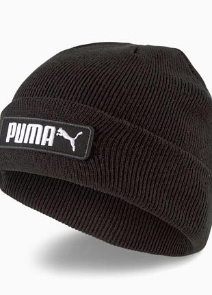 Шапка puma classic cuff beanie jr 02346201 puma youth черный 02346201