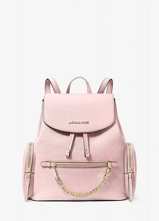Сумка michael kors jet set medium pebbled leather backpack 35t1gttb6l