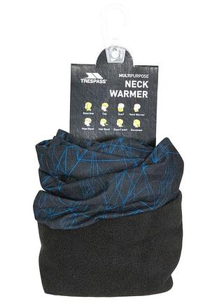 Баф zazo - male neckwarmer mahsscn20001-blue print trespass tu чорний mahsscn20001-blue print