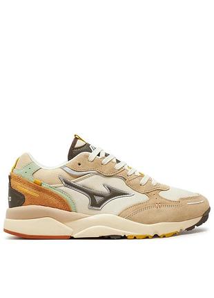 Кроссовки mizuno sky medal β - beige casual premium d1ga243001