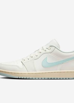 Кроссовки w air jordan 1 low sail igloo dc0774-134