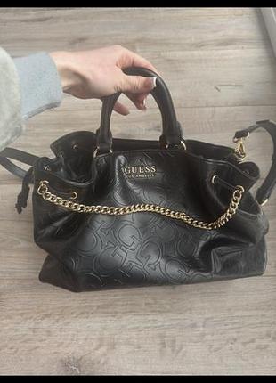 Оригінальна сумка шкіряна guess