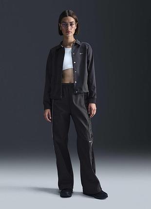 Брюки женские nike sportswear woven pants black hq3751-010